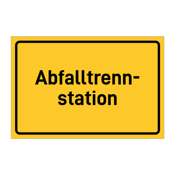 Abfalltrenn- station & Abfalltrenn- station & Abfalltrenn- station & Abfalltrenn- station