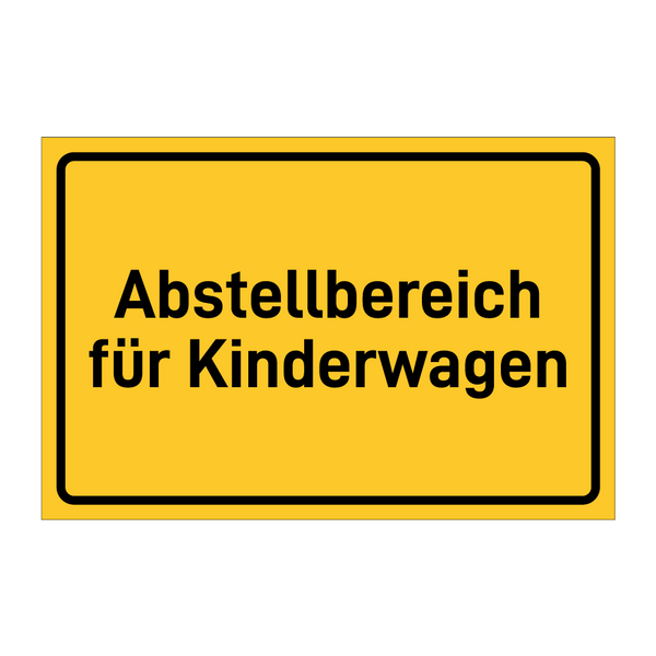 Abstellbereich für Kinderwagen & Abstellbereich für Kinderwagen & Abstellbereich für Kinderwagen