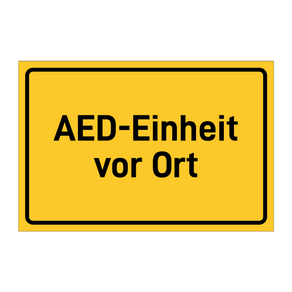 AED-Einheit vor Ort & AED-Einheit vor Ort & AED-Einheit vor Ort & AED-Einheit vor Ort
