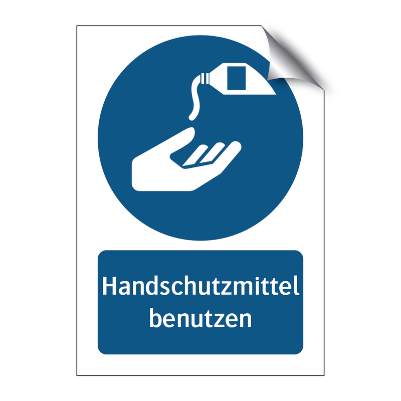 Handschutzmittel benutzen & Handschutzmittel benutzen & Handschutzmittel benutzen