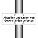 Abstellen und Lagern von Gegenständen verboten