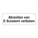 Abstellen von E-Scootern verboten