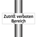 Zutritt verboten Bereich