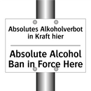Absolutes Alkoholverbot in Kraft /.../ - Absolute Alcohol Ban in Force /.../