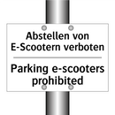 Abstellen von E-Scootern verboten/.../ - Parking e-scooters prohibited
