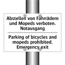 Abstellen von Fahrrädern und Mopeds /.../ - Parking of bicycles and mopeds /.../