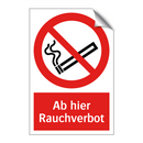 Ab hier Rauchverbot