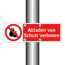 Abladen von Schutt verboten