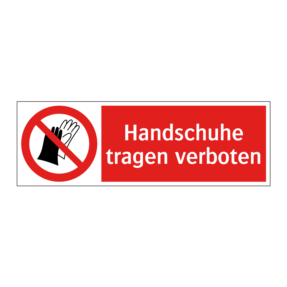handschuhe tragen schild Kauf Handschuhe tragen verboten schild | SignOnline