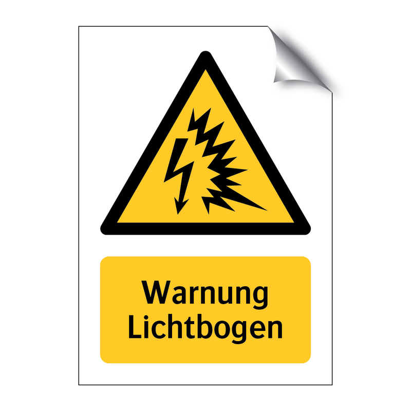 Warnung Lichtbogen & Warnung Lichtbogen & Warnung Lichtbogen
