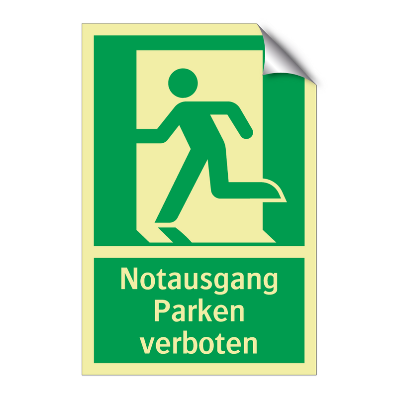 Notausgang Parken verboten