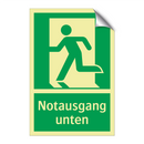 Notausgang unten