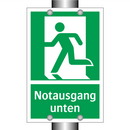 Notausgang unten