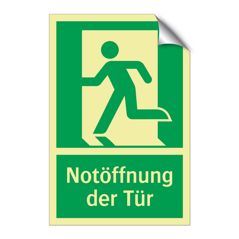 Notöffnung der Tür