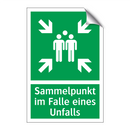 Sammelpunkt im Falle eines Unfalls