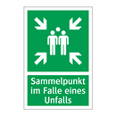 Sammelpunkt im Falle eines Unfalls