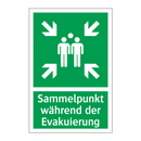 Sammelpunkt während der Evakuierung