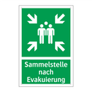 Sammelstelle nach Evakuierung
