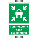 Sammelstelle nach Evakuierung