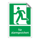 Tür alarmgesichert
