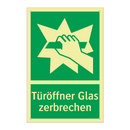 Türöffner Glas zerbrechen