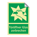 Türöffner Glas zerbrechen