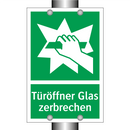 Türöffner Glas zerbrechen