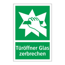 Türöffner Glas zerbrechen