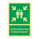 Vorübergehender Evakuierungsort