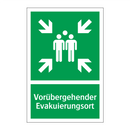 Vorübergehender Evakuierungsort