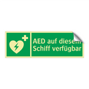 AED auf diesem Schiff verfügbar
