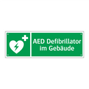 AED Defibrillator im Gebäude
