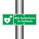 AED Defibrillator im Gebäude