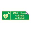 AED in diesem Gebäude verfügbar