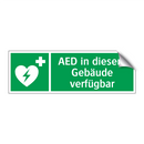 AED in diesem Gebäude verfügbar