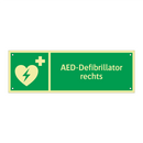 AED-Defibrillator rechts