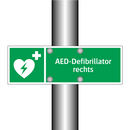 AED-Defibrillator rechts