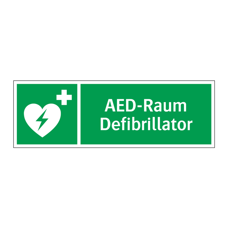 AED-Raum Defibrillator