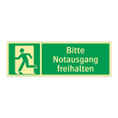 Bitte Notausgang freihalten