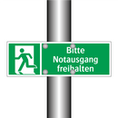 Bitte Notausgang freihalten