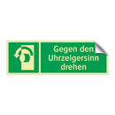 Gegen den Uhrzeigersinn drehen
