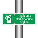 Gegen den Uhrzeigersinn drehen