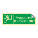 Notausgang mit Fluchtleiter