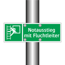 Notausstieg mit Fluchtleiter