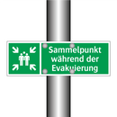 Sammelpunkt während der Evakuierung