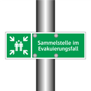 Sammelstelle im Evakuierungsfall