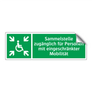 Sammelstelle zugänglich für Personen mit eingeschränkter Mobilität