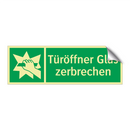 Türöffner Glas zerbrechen