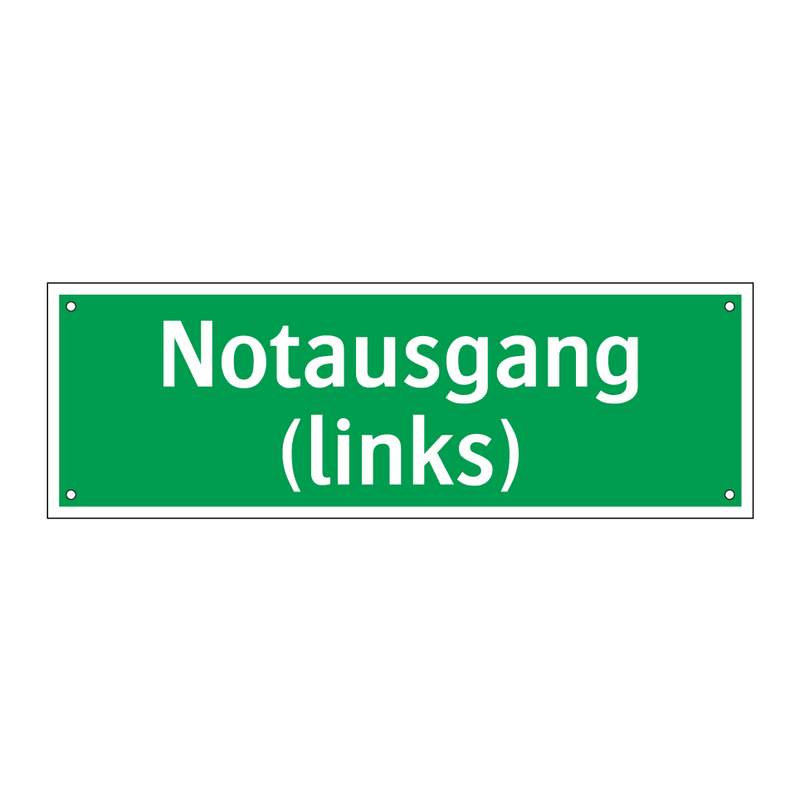 Notausgang (links)