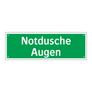 Notdusche Augen